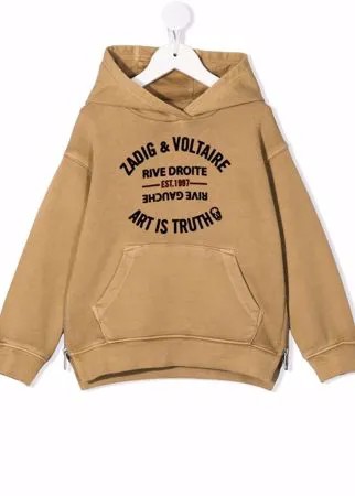 Zadig & Voltaire Kids худи с логотипом