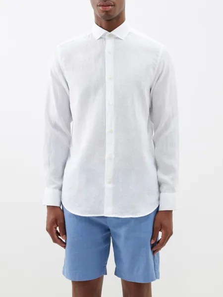Льняная рубашка антонио Frescobol Carioca, белый
