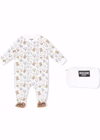 Moschino Kids пижама Teddy Bear с логотипом