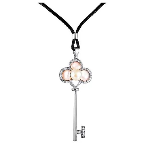 Подвеска из серебра с жемчугом PS090529N-2-SH-WP-001-WG JV