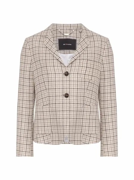 Однобортный жакет с принтом Kiton