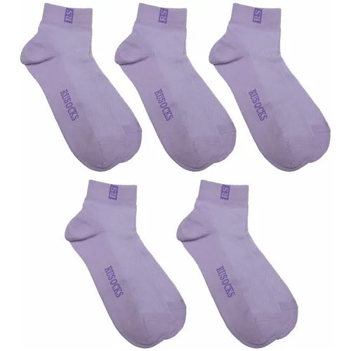 Носки RuSocks 5 пар, размер 12, фиолетовый