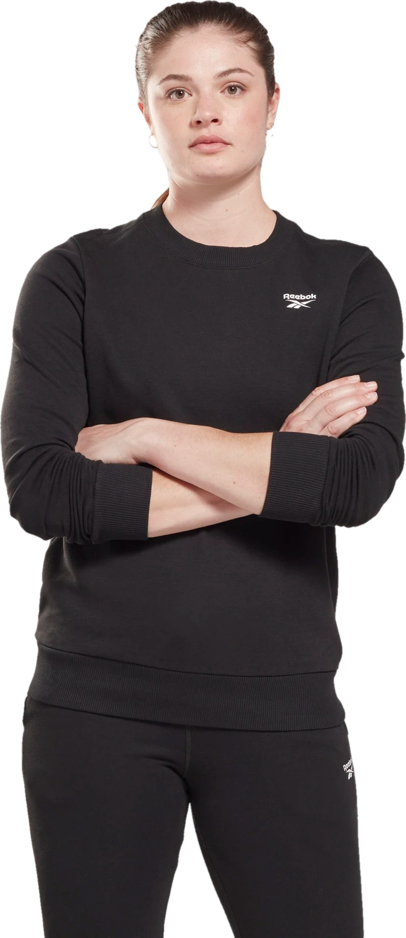 Свитшот женский Reebok H54761 черный 2XL