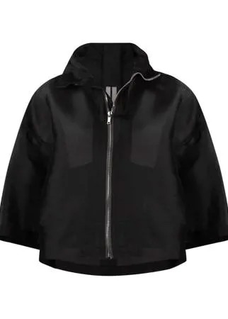 Rick Owens куртка на молнии с рукавами три четверти
