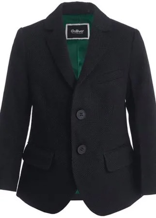 Пиджак Gulliver, однобортный, размер 98, черный