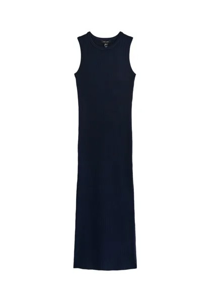 Вязаное платье RACER SPLIT HEM MIDI New Look, темно-синий