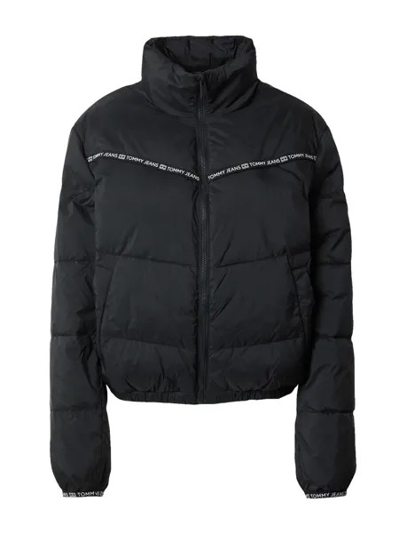 Межсезонная куртка Tommy Jeans, черный