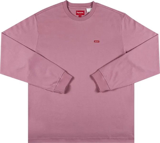 Лонгслив Supreme Small Box Long-Sleeve Tee 'Pink', розовый