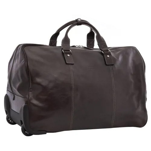 Сумка дорожная тележка для багажа Bruno Perri, 2 шт., 32х59х41 см, коричневый