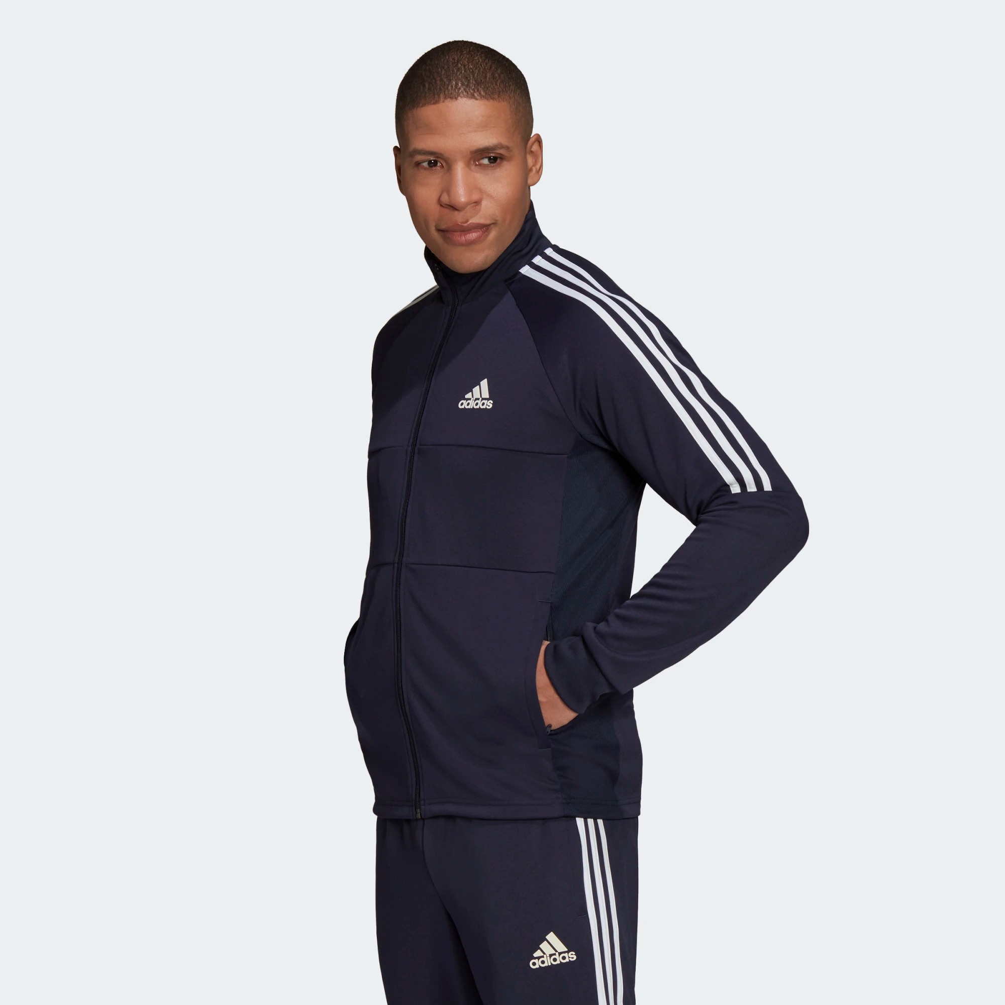 Олимпийка мужская Adidas H28903 синяя XL