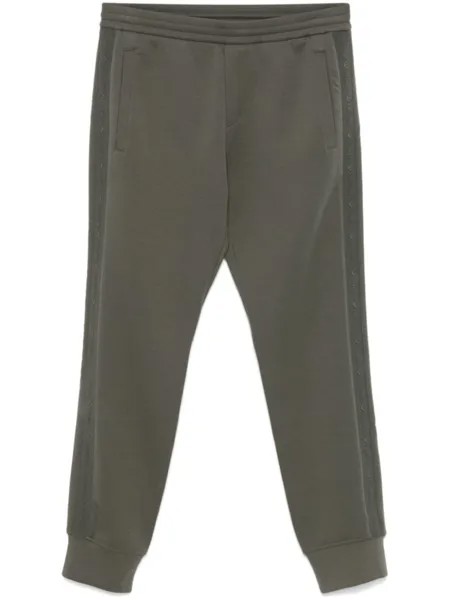Emporio Armani спортивные брюки с логотипом, зеленый