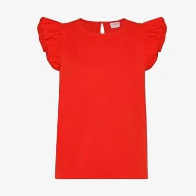 Женская футболка Sun68 Coral T33210 Top из смешанной ткани Sun 68 E2023
