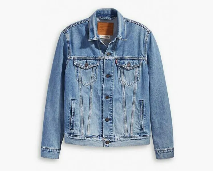 Мужская джинсовая куртка Levis Trucker синяя 723340409