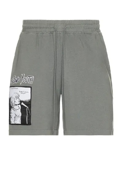 Шорты Pleasures X Sonic Youth Singer Shorts, цвет Charcoal