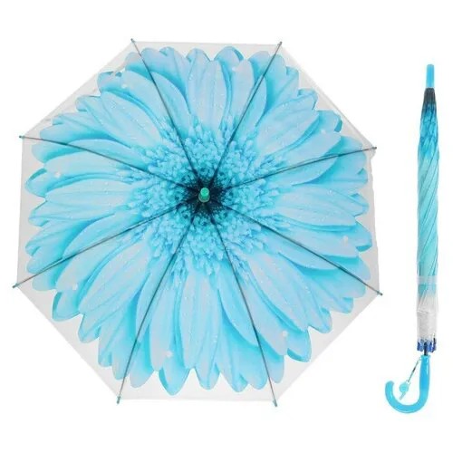 Зонт-трость Noname, голубой