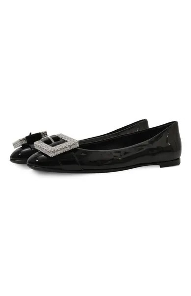 Лаковые балетки Miss Buckle Giuseppe Zanotti Design