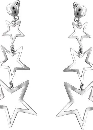 Серьги женские из серебра Эстет С32С050421, без вставки