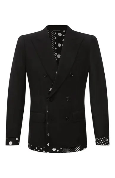 Пиджак из шерсти и шелка Dolce & Gabbana