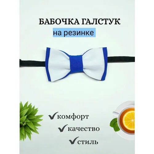 Бабочка , белый, синий