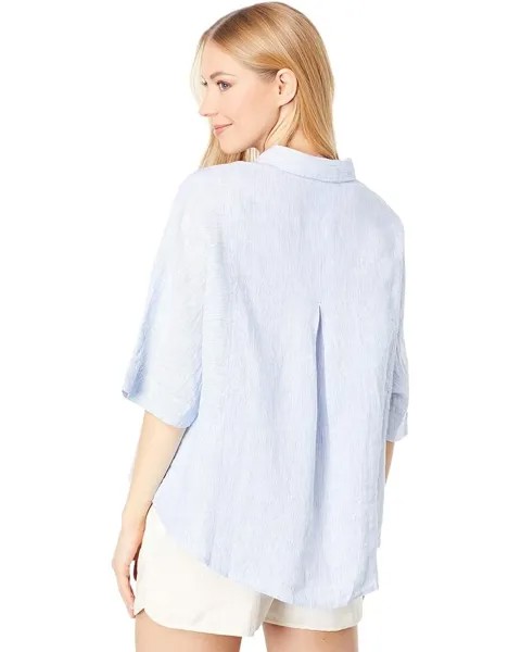 Рубашка ECOALF Touralf Shirt, цвет Off-White/Blue Stripe