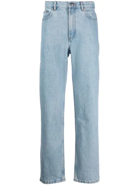 A.P.C. прямые джинсы, синий