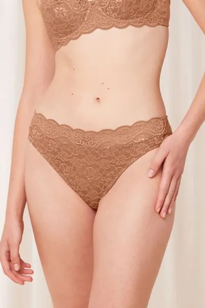 Кружевное бикини Amourette Triumph, коричневый