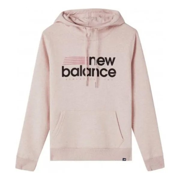 Толстовка New Balance Knit hooded Casual Pullover Pink, розовый