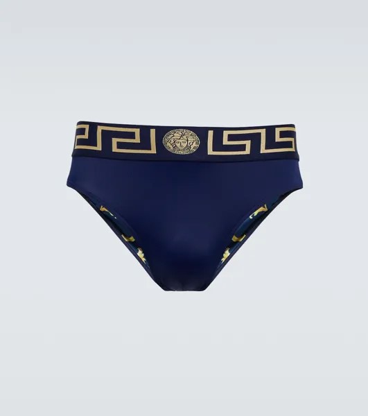 Плавки Greca Border Versace, синий