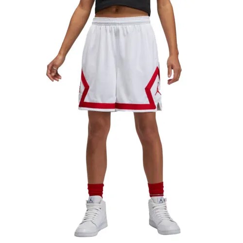 Женские шорты Jordan Heritage с бриллиантами бело-красные DO5032-100