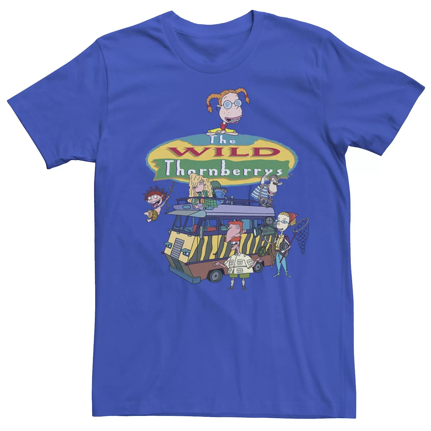 Футболка с логотипом The Wild Thornberrys Family RV для мальчиков 8–20 лет Nickelodeon