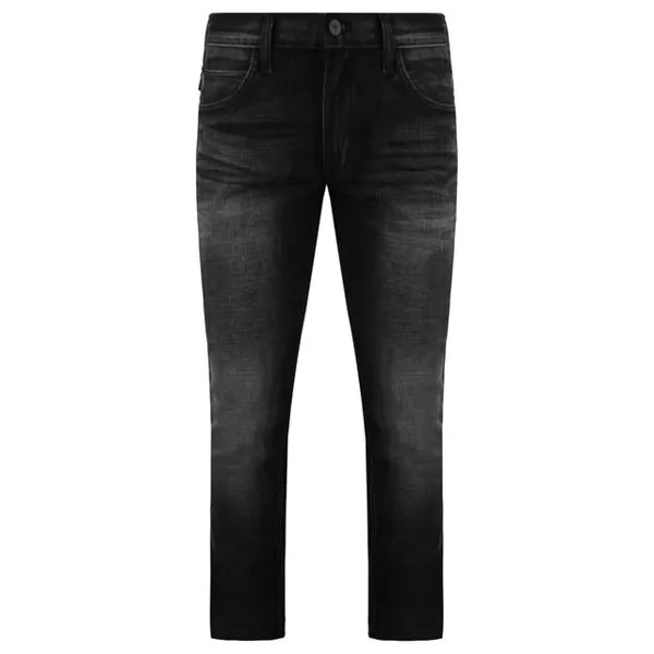 Мужские джинсы обычного кроя Emporio Armani, черный