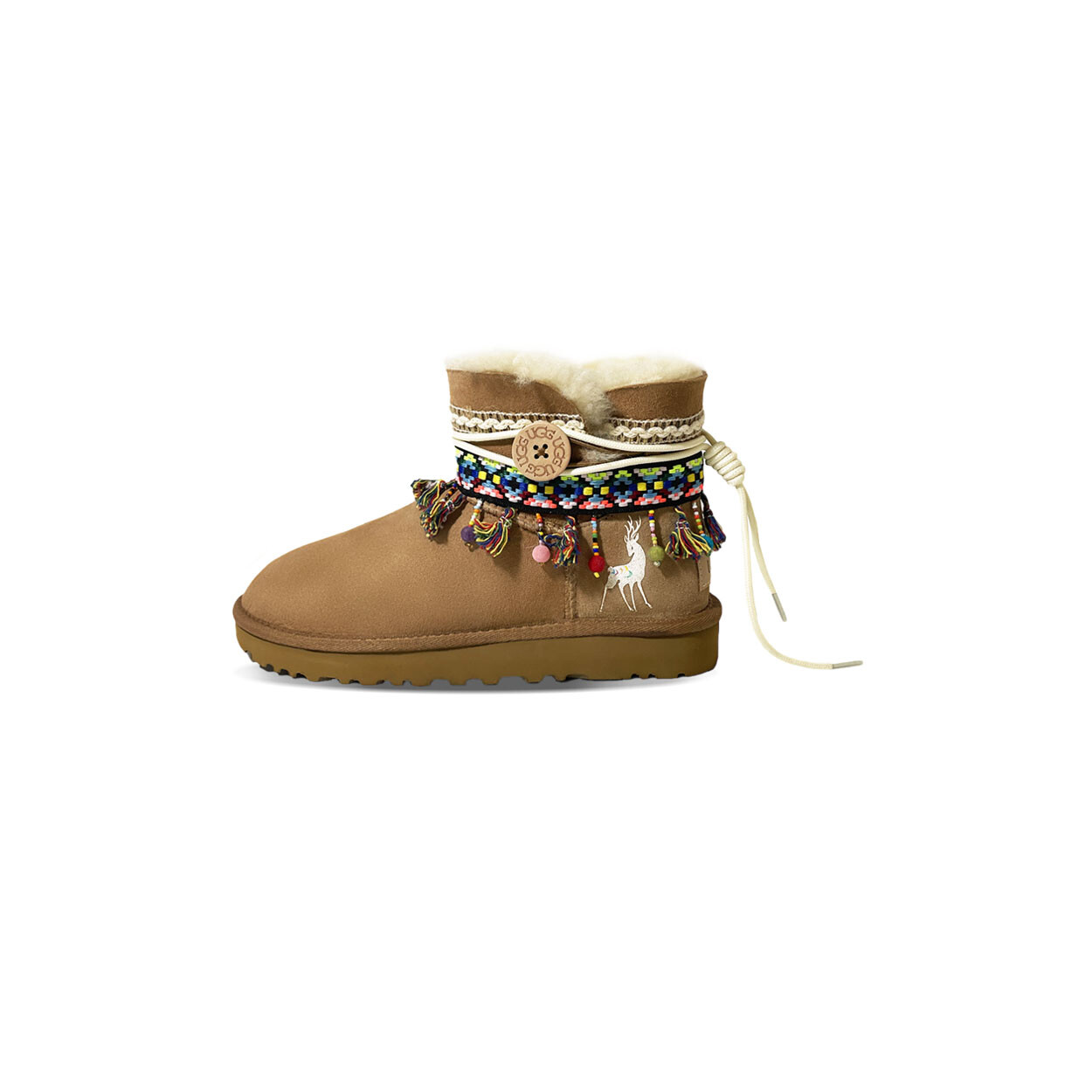 Женские зимние ботинки Bailey Snow Boots Brown Ugg