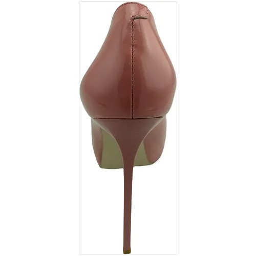 Melani Туфли из лакированной натуральной кожи на скрытой платформе и высоком каблуке (1300) Размер: 37, Цвет: Розовый
