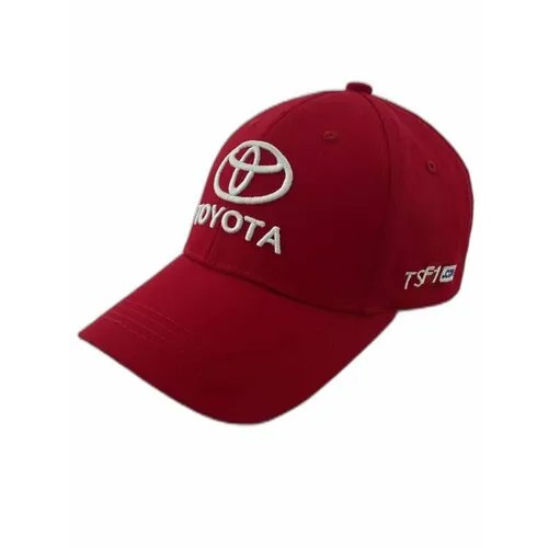 Бейсболка TOYOTA, размер универсальный, красный