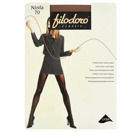 Колготки  Filodoro Classic Ninfa, 40 den, размер 5, бежевый