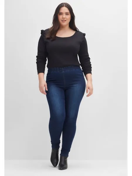 Джинсы sheego Jeggings, цвет dark blue Denim