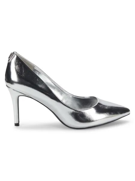 Туфли Royale с эффектом металлик Karl Lagerfeld Paris, серебро