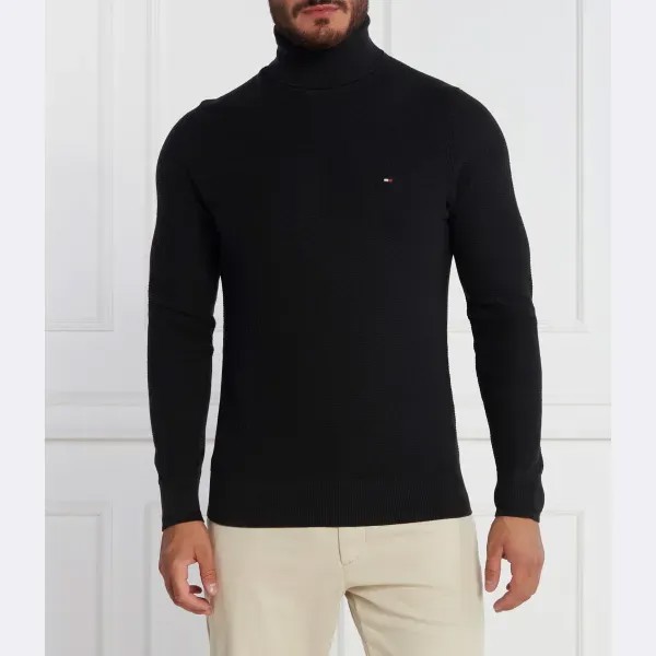 Водолазка стандартного кроя Tommy Hilfiger, черный