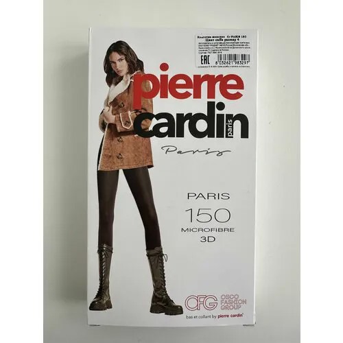 Колготки Pierre Cardin, 150 den, размер 4, коричневый