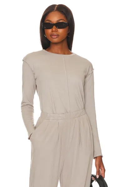 Топ Bobi Long Sleeve Seam, цвет Lead