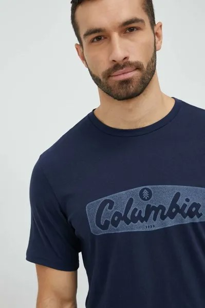 Колумбия - футболка Columbia, темно-синий