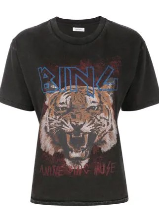 ANINE BING футболка с принтом 'Tiger'