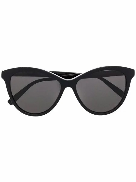 Saint Laurent Eyewear солнцезащитные очки SL 456 в оправе 'кошачий глаз'