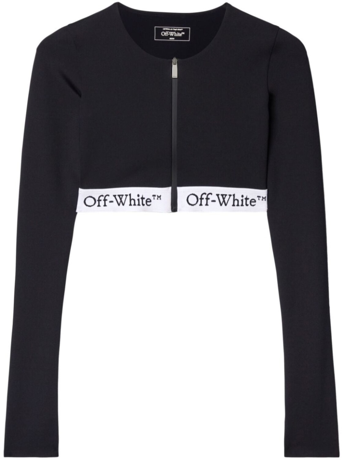 Off-White футболка с логотипом, черный