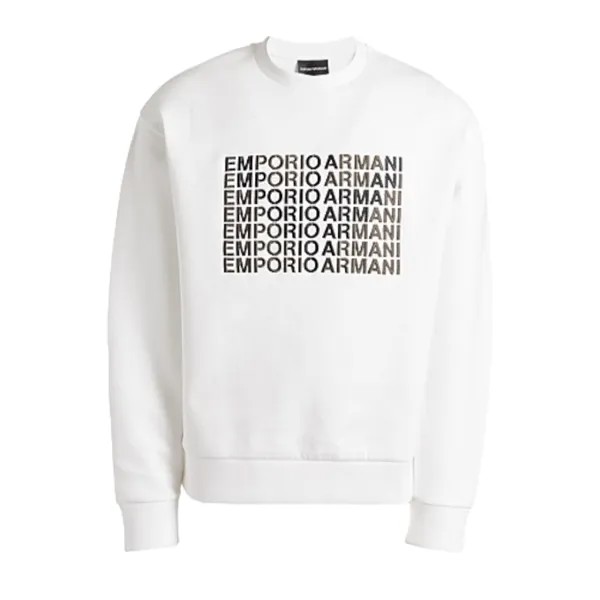 Свитшот Emporio Armani, белый