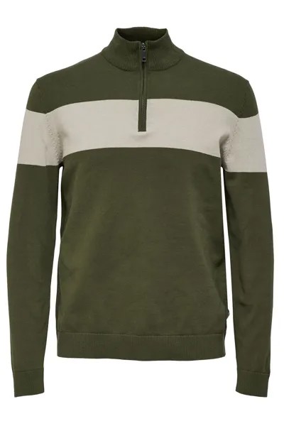 Свитер мужской ONLY & SONS 22021640 зеленый L