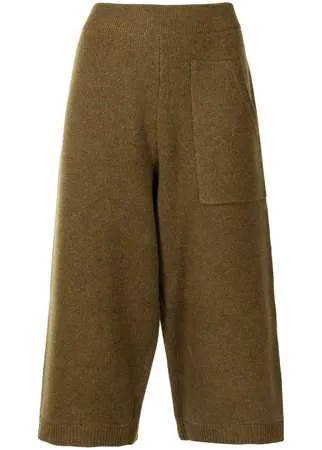 Tibi укороченные трикотажные брюки