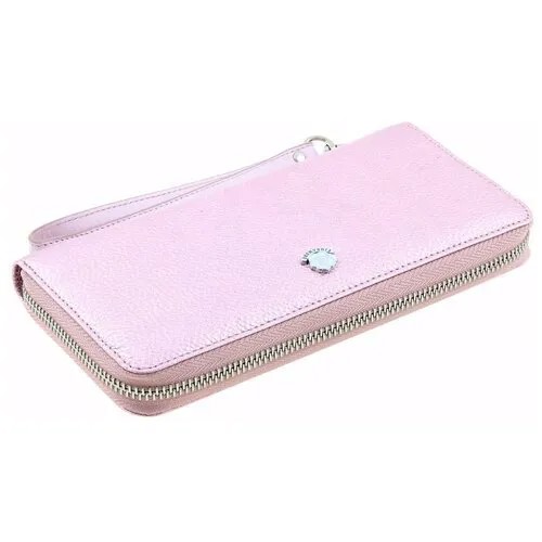 Женский кошелек Fioramore F003-177-15 из натуральной кожи, розовый