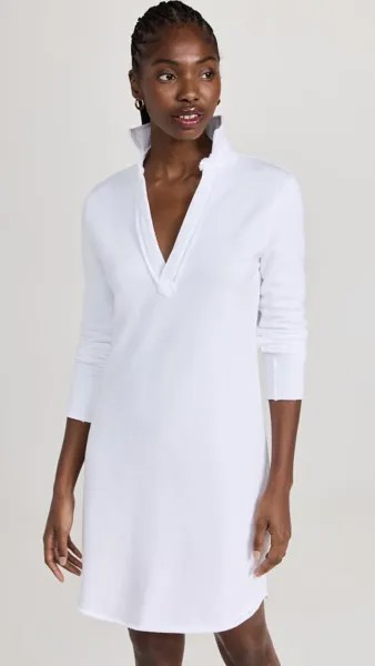 Платье Frank & Eileen Long Sleeve Polo, белый