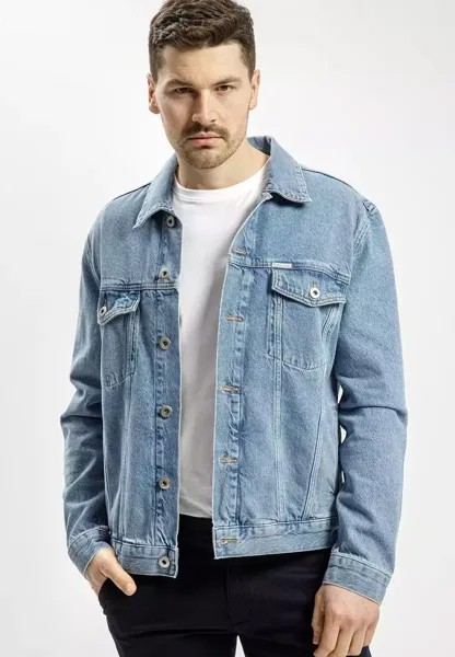 Джинсовая куртка Cross Jeans, светло-синий